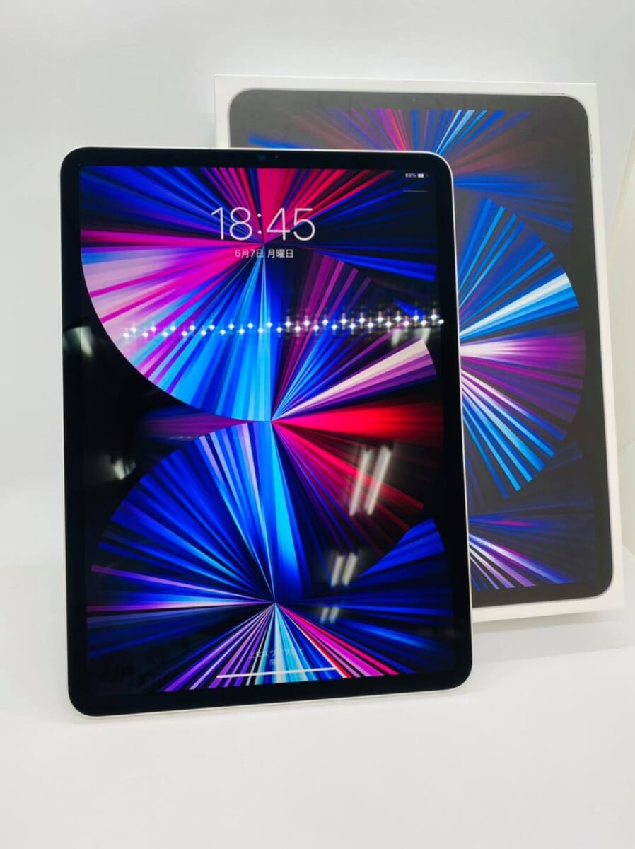 Ipad Pro 5 (2021) 11 inch 128GB - Bản Sim 4G Chip M1 - Màu trắng
