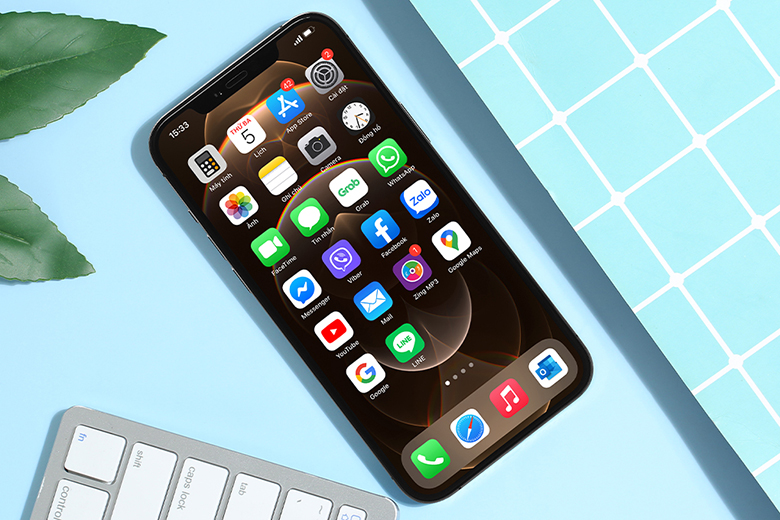 Bảo mật an toàn với Face ID-Điện thoại iPhone 12 Pro Max 128GB VN/A Xám Đen